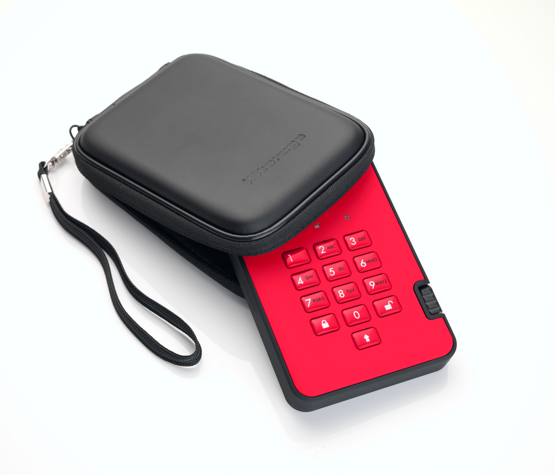 Купить iStorage diskAshur² - SSD - verschlüsselt - 2 TB - extern (tragbar) - USB 3.1 - FIPS 197, 256-bit AES-XTS - Fiery Red - TAA-konform (IS-DA2-256-SSD-2000-R) в магазине wardena.ru