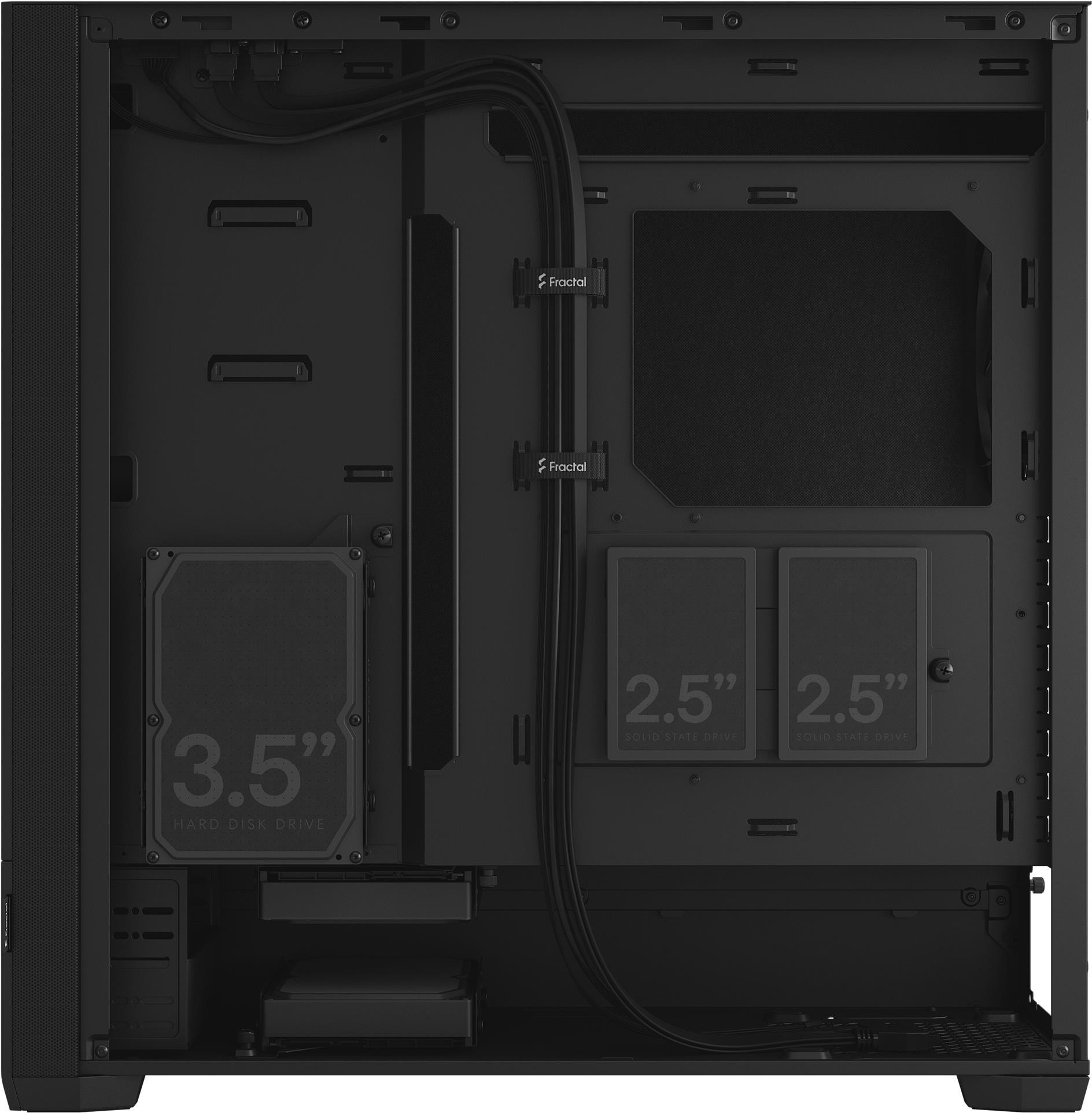 Купить Fractal Design Pop XL Silent - Tower - Erweitertes ATX - Seitenteil mit Fenster (gehärtetes Glas) - keine Spannungsversorgung (ATX) - Black Solid - USB/Audio (FD-C-POS1X-01) в магазине wardena.ru
