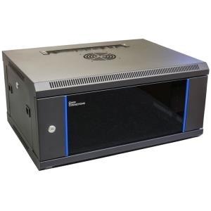 Купить 19" Wandgehäuse, 4HE, tiefschwarz (RAL9005) 600 x 450mm, fertig montiert, Good Connections® (GC-R0005) в магазине wardena.ru