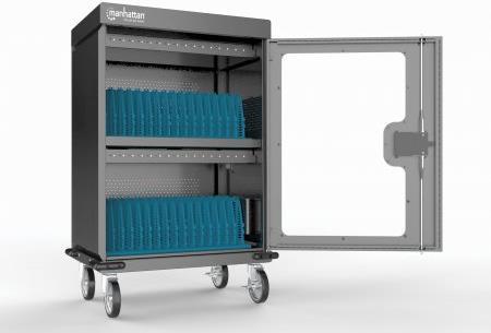 Купить MANHATTAN 32-Port USB-C Ladeschrank auf Rollen 576 W 32 USB-C PD-Ports, geräumige Fächer für Chromebooks, Handys und Tablets bis zu 15.6", 576 W gesamt, bis zu 18 W pro Port, Überspannungsschutz, leiser Lüfter, Metallgeh (102353) в магазине wardena.ru