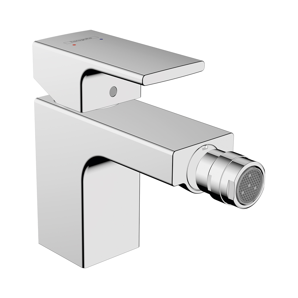 Купить Hansgrohe Vernis Shape Смеситель для биде однорычажный со сливным гарнитуром хром 71211000 в магазине wardena.ru