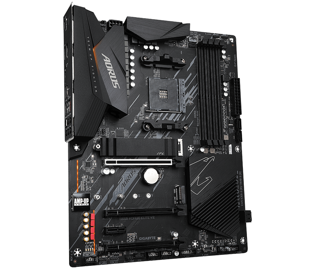 Купить Gigabyte B550 AORUS Elite V2 - 1.0 - Motherboard - ATX - Socket AM4 - AMD B550 - USB-C Gen1, USB 3.2 Gen 1, USB 3.2 Gen 2 - 2.5 Gigabit LAN - Onboard-Grafik (CPU erforderlich) - HD Audio (8-Kanal) (B550 AORUS ELITE V2) в магазине wardena.ru