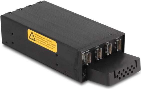 Купить Delock Slim Bay Wechselrahmen für 4 x M.2 NVMe SSD mit SAS SFF-8654 (47126) в магазине wardena.ru