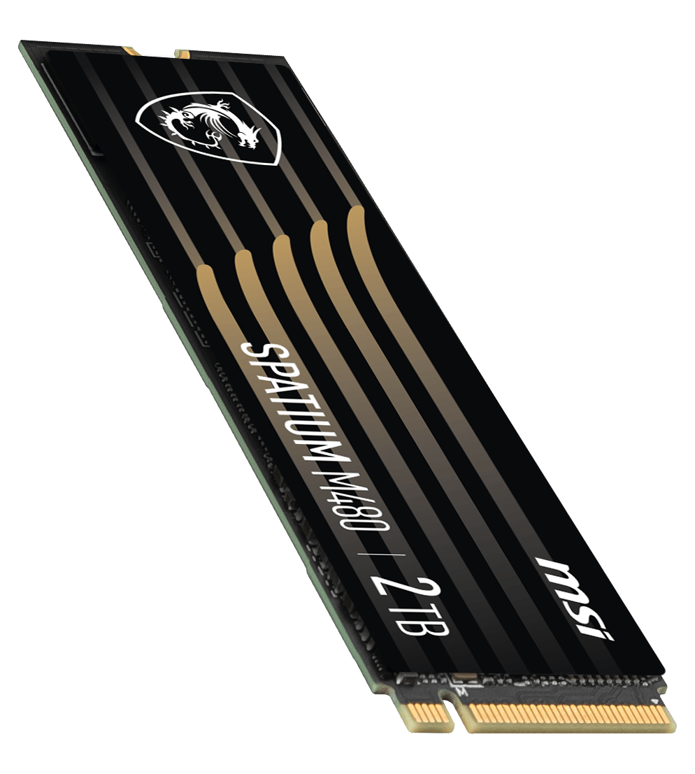 Купить MSI SPATIUM M480 - SSD - verschlüsselt - 2 TB - intern - M.2 2280 - PCI Express 4.0 x4 (NVMe) - 256-Bit-AES - TCG Opal Encryption 2.0 (S78-440Q150-P83) в магазине wardena.ru