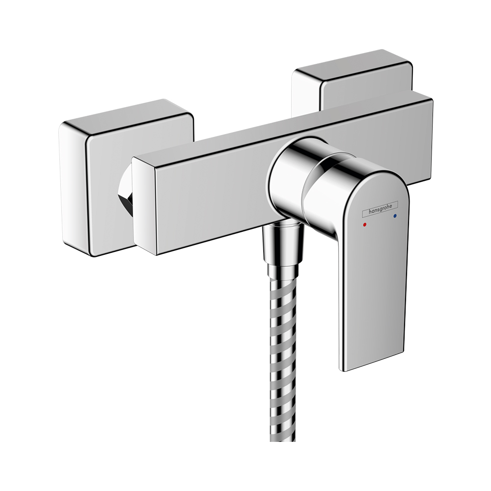 Купить Hansgrohe Vernis Shape Смеситель для душа однорычажный внешнего монтажа с двумя режимами расхода воды хром 71656000 в магазине wardena.ru