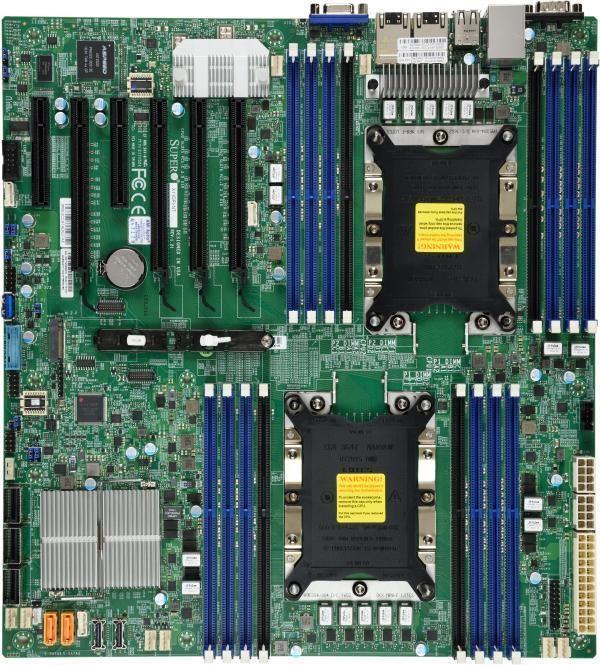 Купить Super Micro SUPERMICRO X11DPI-NT - Motherboard - Erweitertes ATX - Socket P - 2 Unterstützte CPUs - C622 - USB3.0 - 2 x 10 Gigabit LAN - Onboard-Grafik (MBD-X11DPI-NT-O) в магазине wardena.ru