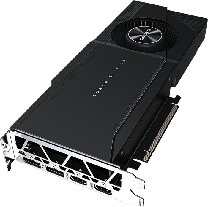 Купить Gigabyte GeForce RTX 3090 TURBO 24G - Grafikkarten - GF RTX 3090 - 24 GB GDDR6X - PCIe 4.0 x16 - 2 x HDMI, 2 x DisplayPort (GV-N3090TURBO-24GD) в магазине wardena.ru