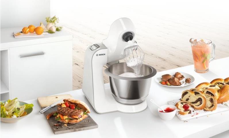 Купить Bosch MUM58258 - 3,9 l - Weiß - Tasten - CE - Eurázsiai - Ukraine - VDE - Edelstahl - Kunststoff (MUM 58258) в магазине wardena.ru