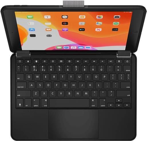 Купить Brydge 10.2 MAX+ - Tastatur und Foliohülle (abnehmbare Schutzhülle mit magnetischen Snapfit-Klemmen) - mit Trackpad - hinterleuchtet - kabellos - Bluetooth 5.0 - Schwarz Tastatur, Schwarz Gehäuse - für Apple 10.2"  iPad (BRY8012) в магазине wardena.ru
