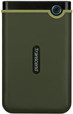 Купить Transcend StoreJet 25M3 - Festplatte - 2 TB - extern (tragbar) - 2.5" (6.4 cm) - USB 3.1 Gen 1 - 256-Bit-AES - Military Green (TS2TSJ25M3G) в магазине wardena.ru