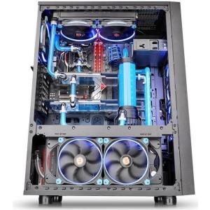Купить Thermaltake Core X71 - TG Edition - Full Tower - ATX - ohne Netzteil (PS/2) - Schwarz - USB/Audio (CA-1F8-00M1WN-02) в магазине wardena.ru