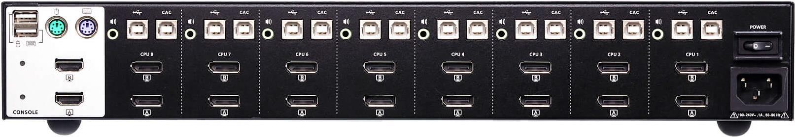 Купить ATEN CS1148DP - PSS PP v3.0 Compliant - KVM-/Audio-Switch - 8 x KVM/Audio - 1 lokaler Benutzer - Desktop (CS1148DP-AT-G) в магазине wardena.ru