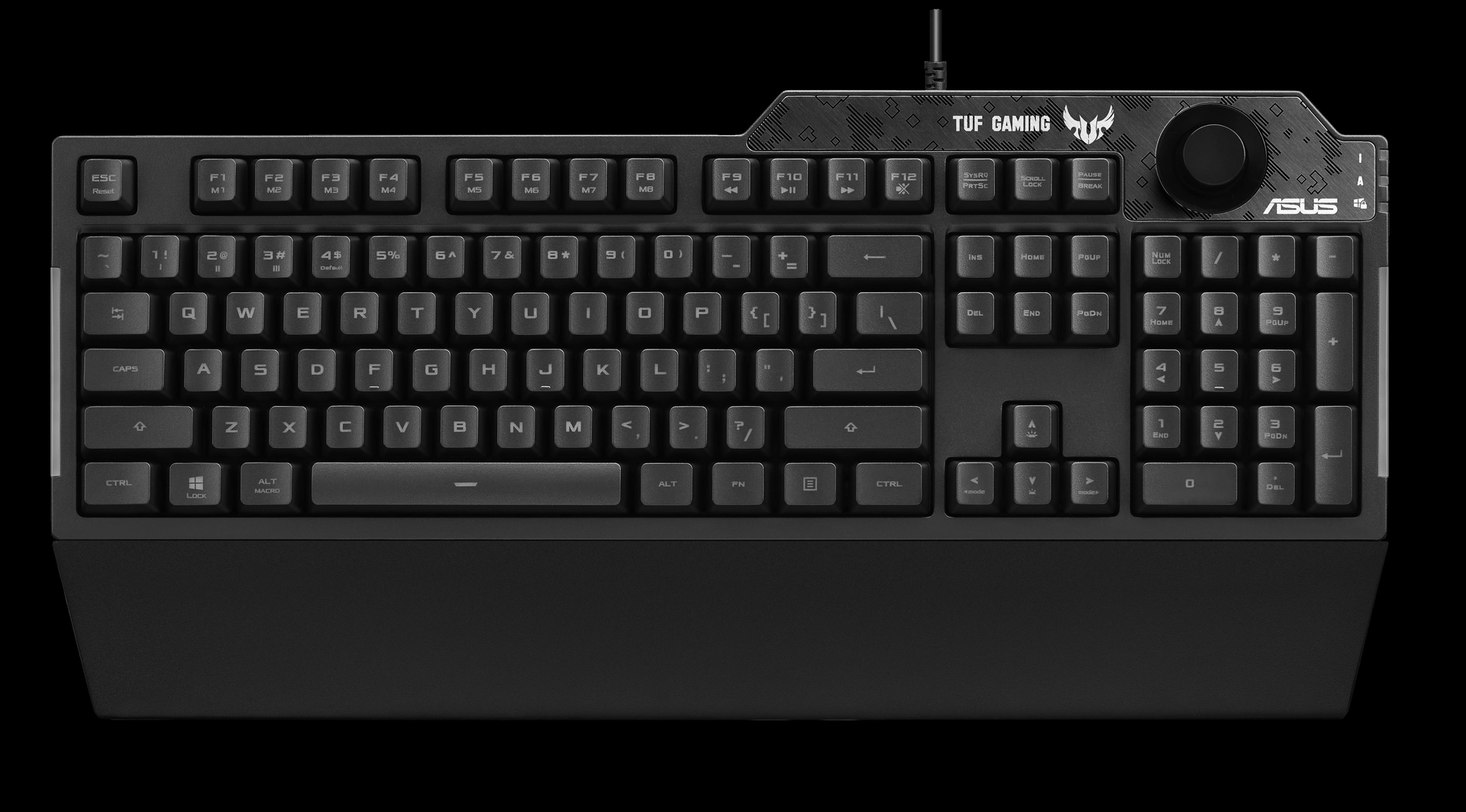 Купить ASUS TUF GAMING K1 Tastatur USB Schwarz (90MP01X0-BKUA00) в магазине wardena.ru
