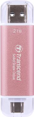 Купить Transcend SSD 2TB ESD310P Portable USB 10Gbps Type-C/A (TS2TESD310P) в магазине wardena.ru