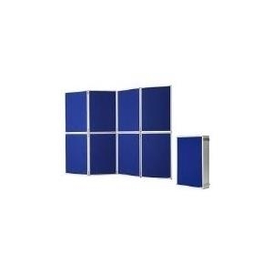 Купить magnetoplan Präsentationswand, zusammenklappbar doppelseitige blaue Filzoberfläche, stabiler Aluminiumrahmen (1101016) в магазине wardena.ru