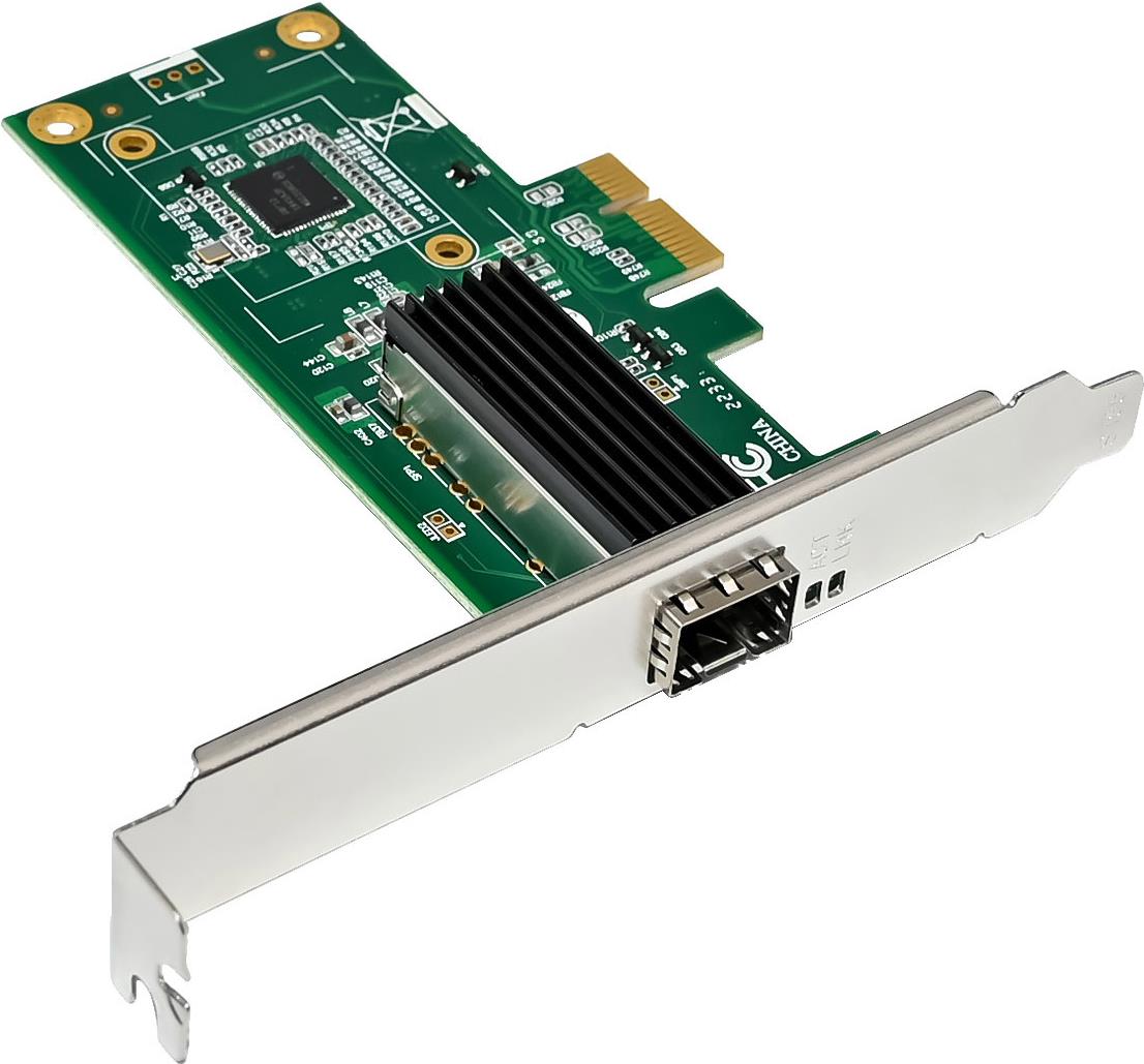 Купить InLine Gigabit Netzwerkkarte - 1x SFP - PCIe x1 - inkl. low profile Slotblech (51129A) в магазине wardena.ru