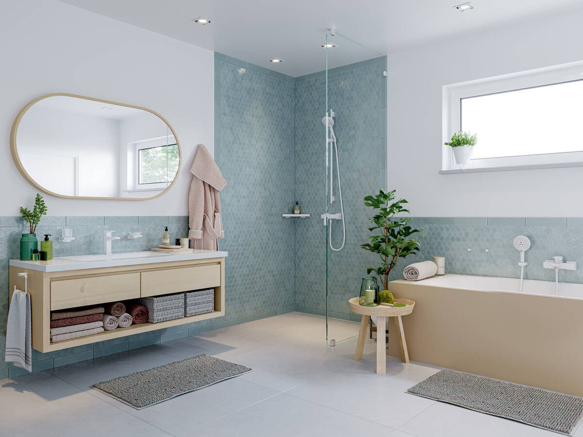 Купить Hansgrohe AddStoris Кольцевой полотенцедержатель белый матовый 41754700 в магазине wardena.ru