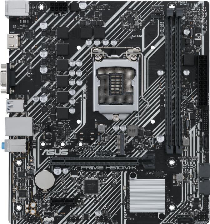 Купить ASUS PRIME H510M-K - Motherboard - micro ATX - LGA1200-Sockel - H510 Chipsatz - USB 3.2 Gen 1 - Gigabit LAN - Onboard-Grafik (CPU erforderlich) - HD Audio (8-Kanal) (90MB17N0-M0EAY0) в магазине wardena.ru