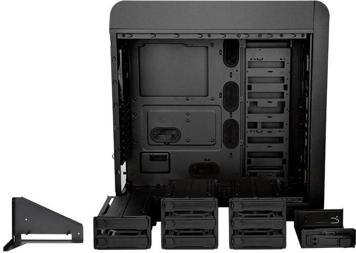 Купить Thermaltake Core V71 - Tempered Glass Edition - Tower - E-ATX - Seitenteil mit Fenster (gehärtetes Glas) - keine Spannungsversorgung (PS/2) - Schwarz - USB/Audio (CA-1B6-00F1WN-04) в магазине wardena.ru