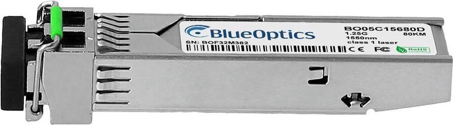 Купить Kompatibler Cisco SFP-GE-Z BlueOptics© BO05C15680D SFP Transceiver, LC-Duplex, 1000BASE-ZX, Singlemode Fiber, 1550nm, 80KM, DDM, 0°C/+70°C (SFP-GE-Z-BO) в магазине wardena.ru