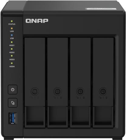 Купить QNAP TS-451D2 NAS Tower Eingebauter Ethernet-Anschluss Schwarz J4025 (TS-451D2-2G/32TBVN) в магазине wardena.ru