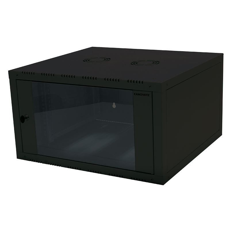 Купить LogiLink 48,30cm (19") Wandverteiler, einteilig, 6 HE, schwarz (RAL9005), 1,2 mm Stahl, Stahlrahmen, Glastür mit Zylinder- - 1 Stück (W06E66B) в магазине wardena.ru