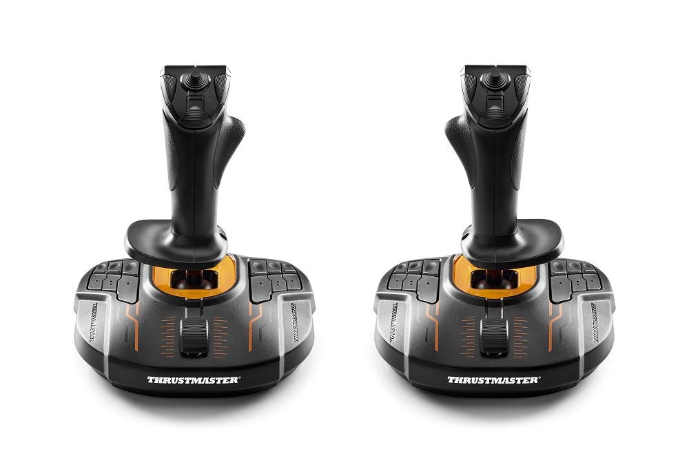 Купить ThrustMaster T.16000M FCS Space Sim Duo Joystick 16 Tasten kabelgebunden Packung mit 2 - 2 x joystick PC Action-Buttons Schwarz/Orange (2960815) (2960815) в магазине wardena.ru
