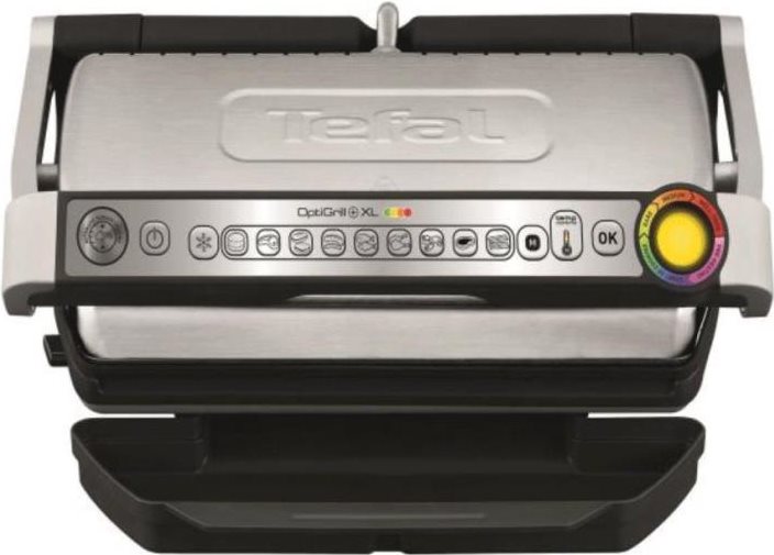 Купить Tefal Optigrill+ XL - Elektro - Kontaktgrill - Tisch - 400 x 200 mm - Schwarz - Gebürsteter Stahl - Rechteckig (GC722D) в магазине wardena.ru