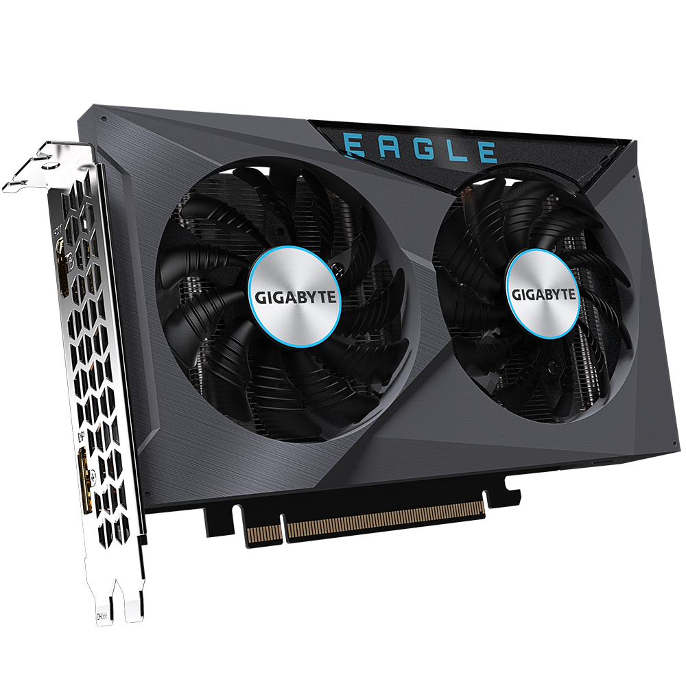 Купить Gigabyte Radeon RX 6400 EAGLE 4G - Grafikkarten - Radeon RX 6400 - 4GB GDDR6 - PCIe 4,0 - HDMI, DisplayPort (GV-R64EAGLE-4GD) в магазине wardena.ru