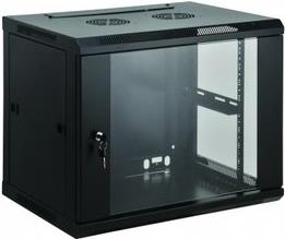 Купить Intellinet - Wandschrank - Schwarz, RAL 9005 - 6U - 48,3 cm (19") (711753) в магазине wardena.ru