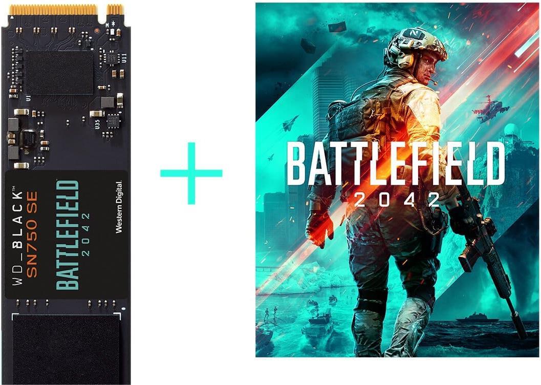 Купить Western Digital Black SN750 SE M.2 500 GB PCI Express 4.0 NVMe (WDBB9J5000ANC-WRSN) в магазине wardena.ru