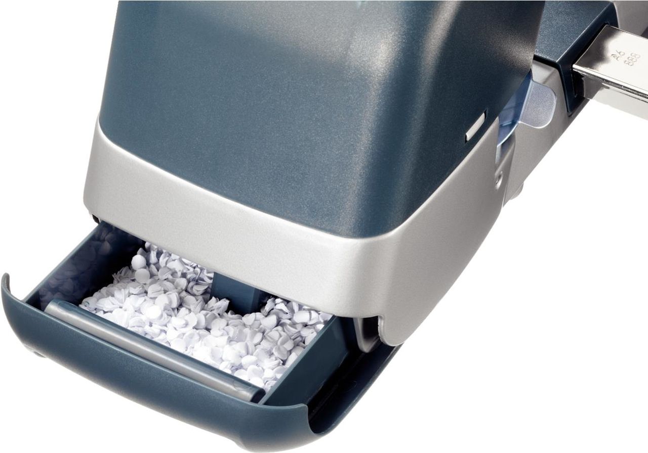 Купить LEITZ Registraturlocher/Superlocher, Stanzleistung:250 Blatt silber, Metall-Anschlagschien bis Format DIN A3, mit Abfall- (5182-00-84) в магазине wardena.ru