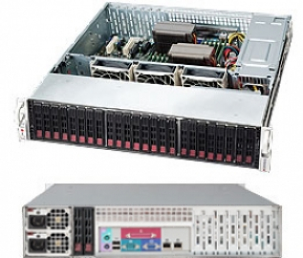 Купить Chassis Supermicro CSE-216BE1C-R920LPB 2U 920W Redundant Hot-Swap 24xHDD SATA/SAS в магазине wardena.ru