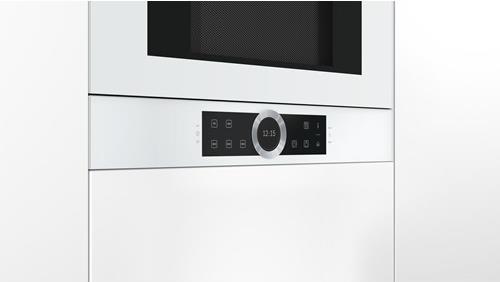 Купить Bosch Serie 8 BFR634GW1 Solo-Mikrowelle Eingebaut 21l 900W Weiß Mikrowelle (BFR 634GW1) в магазине wardena.ru