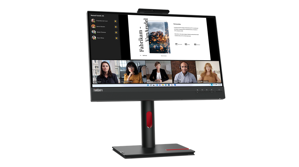 Купить Lenovo ThinkCentre Tiny-In-One 22 Computerbildschirm 54,6 cm (21.5") 1920 x 1080 Pixel Full HD LED Touchscreen Schwarz (12N9GAT1EU) в магазине wardena.ru