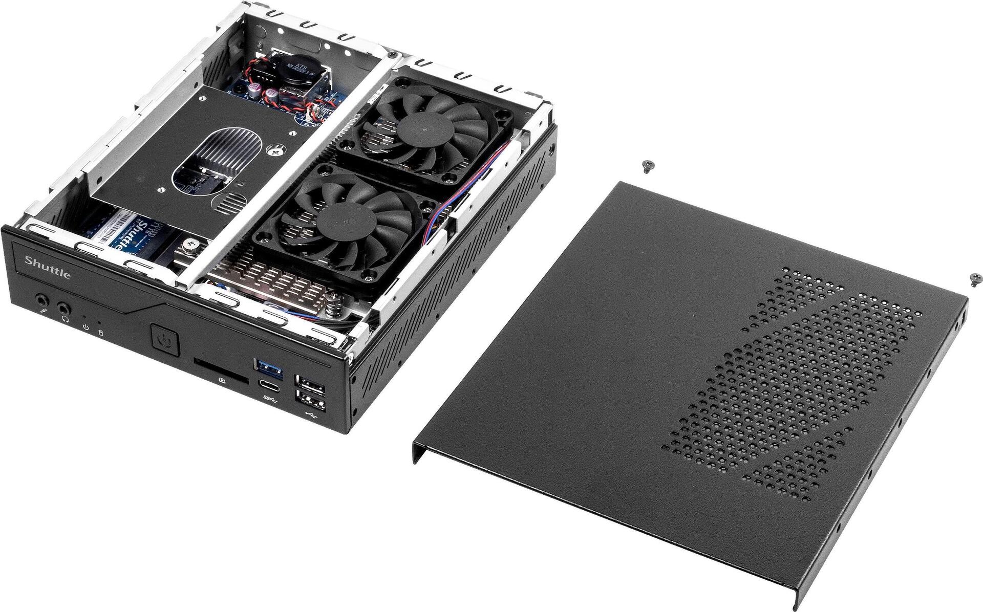 Купить Shuttle XPC slim DH410S - Barebone - Slim-PC - LGA1200-Sockel - Intel H410 - keine CPU - RAM 0GB - GigE (DH410S) в магазине wardena.ru