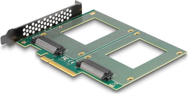 Купить Delock PCI Express 4.0 x8 Karte zu 2 x intern U.2 NVMe SFF-8639 - Bifurcation (LxB: 144 x 122 mm) (90162) в магазине wardena.ru