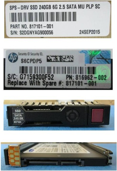 Купить HPE Mixed Use-3 - SSD - 240 GB - Hot-Swap - 2.5" SFF (6.4 cm SFF) - SATA 6Gb/s - mit HP SmartDrive-Träger (817101-001) в магазине wardena.ru