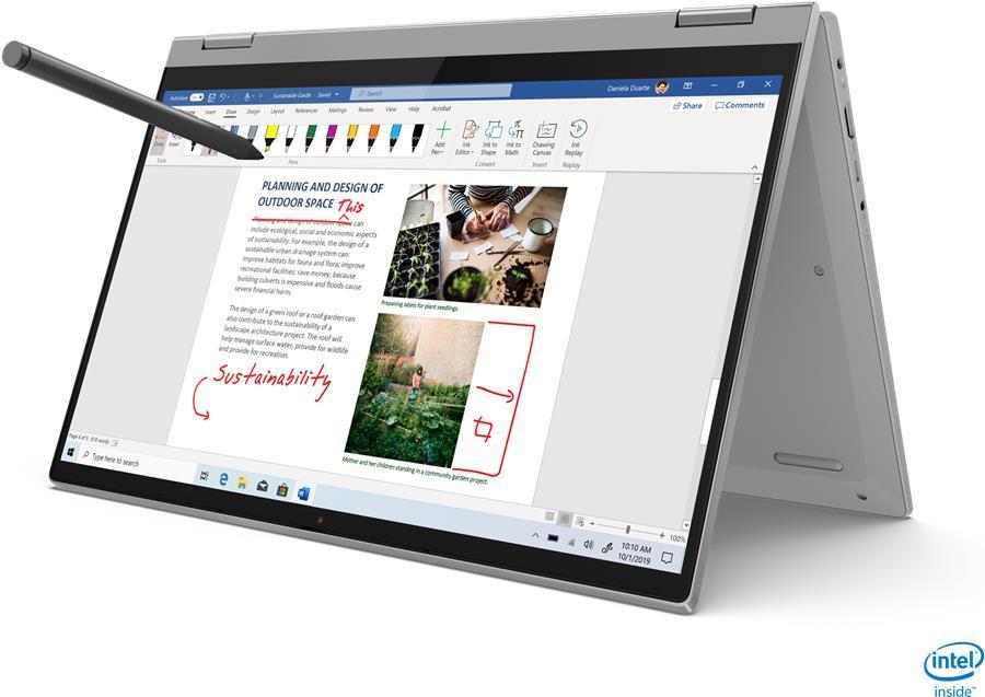 Купить Lenovo IdeaPad Flex 5 14ITL05 82HS - Flip-Design - Core i5 1135G7 / 2.4 GHz - Win 11 Home - Iris Xe Graphics - 8 GB RAM - 256 GB SSD NVMe - 35.6 cm (14") IPS Touchscreen 1920 x 1080 (Full HD) - Wi-Fi 6 - Platinum Grey - (82HS00ENGE) в магазине wardena.ru