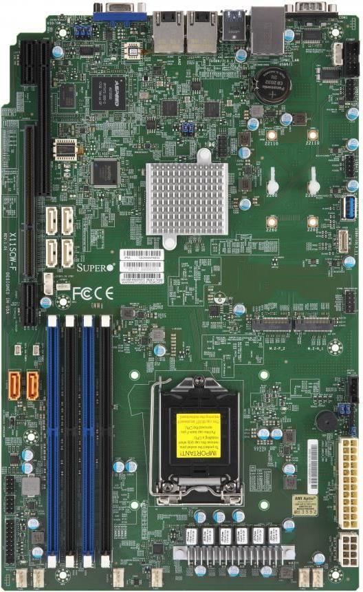 Купить Super Micro SUPERMICRO X11SCW-F - Motherboard - LGA1151 Socket - C246 - USB 3,1 Gen 1, USB 3,1 Gen 2 - 2 x Gigabit LAN - Onboard-Grafik (MBD-X11SCW-F-O) в магазине wardena.ru