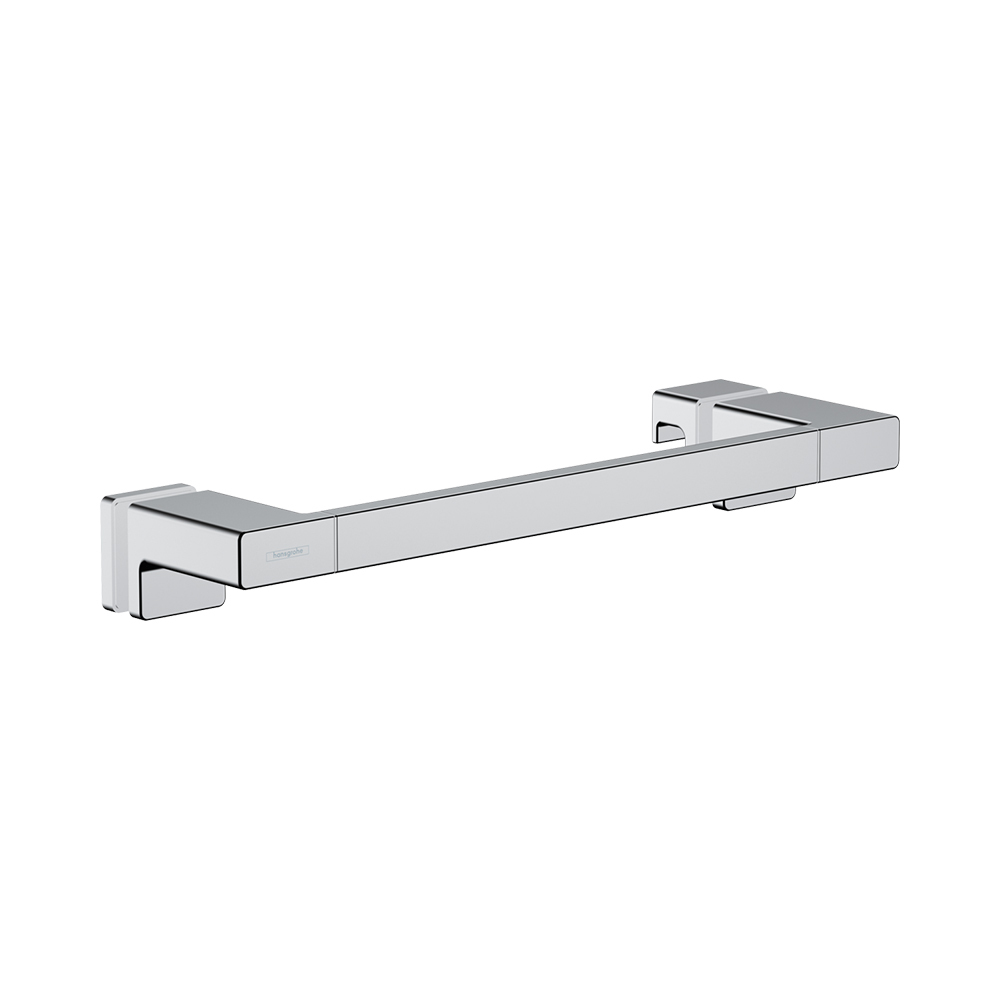 Купить Hansgrohe AddStoris Ручка для двери в душевую черный матовый 41759670 в магазине wardena.ru