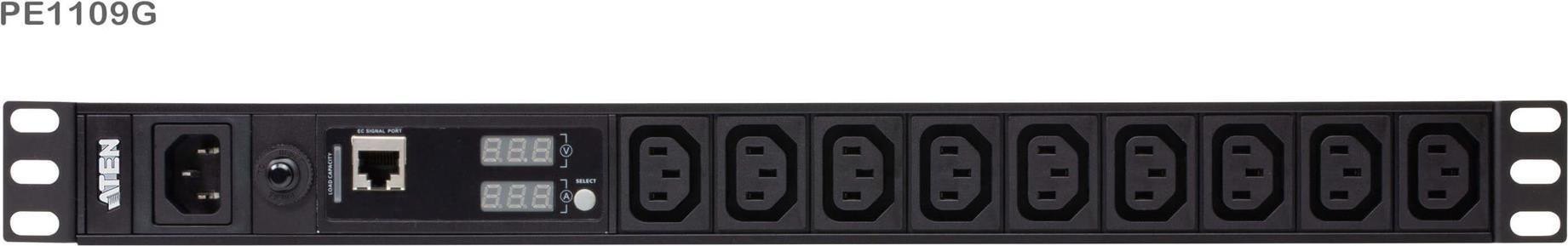 Купить ATEN PE1109G 48,30cm (19") Basis-PDU mit Messfunktion IEC-C14 zu 9x IEC-C13 (PE1109G) в магазине wardena.ru