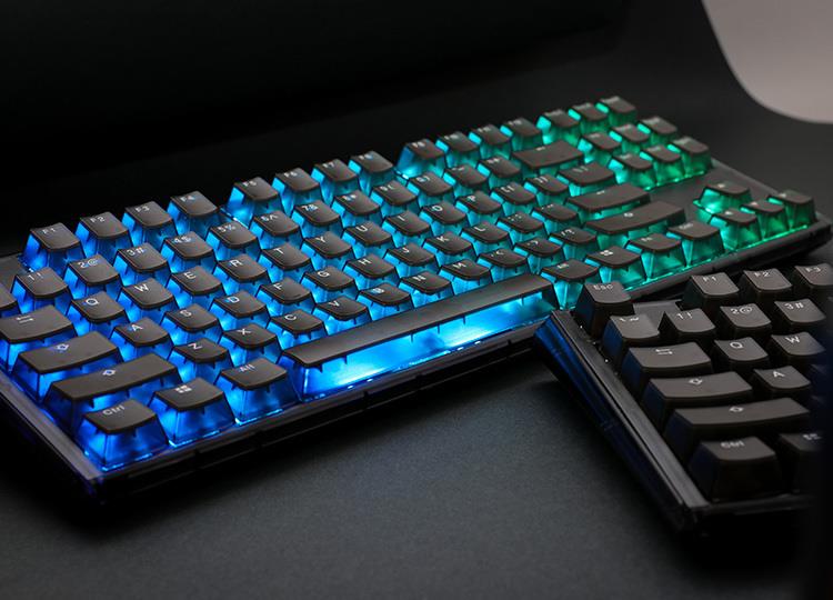 Купить Ducky One 3 Aura Black TKL Gaming Tastatur, RGB LED - MX-Blue (US) (DKON2187ST-CUSPDABAAAC1) в магазине wardena.ru