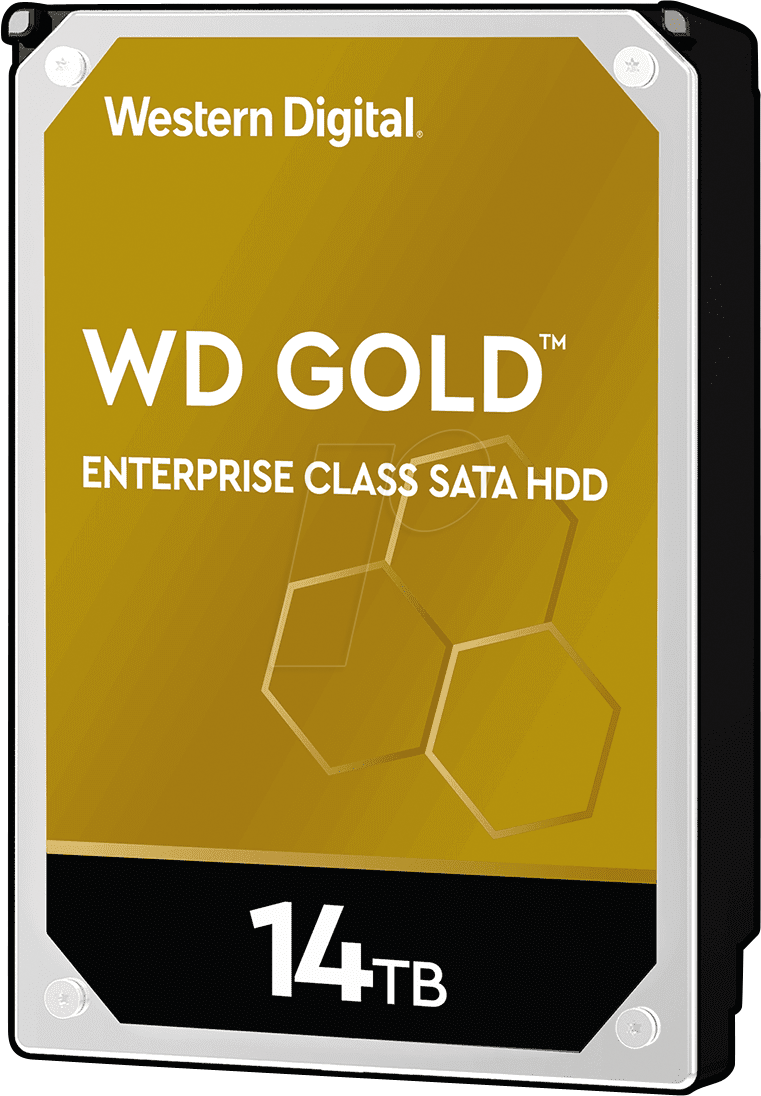 Купить WD Gold DC HA750 Enterprise Class SATA HDD WD141KRYZ - Festplatte - 14 TB - intern - 3.5" (8.9 cm) - SATA 6Gb/s - 7200 U/min - Puffer: 512 MB в магазине wardena.ru