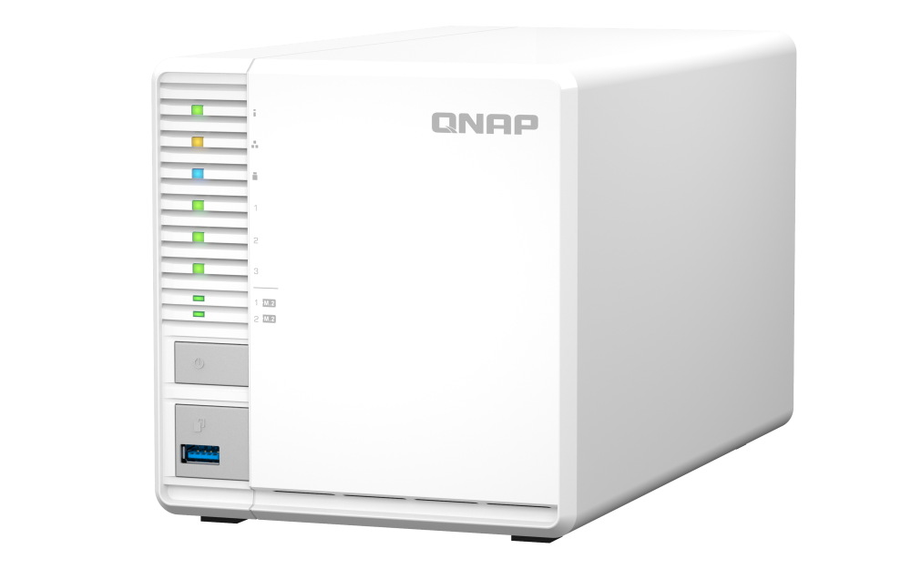 Купить QNAP TS-364 - NAS-Server - 3 Schächte - SATA 6Gb/s - RAID 5 - RAM 8 GB - 2.5 Gigabit Ethernet - iSCSI Support (TS-364-8G) в магазине wardena.ru