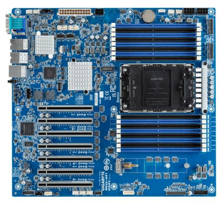 Купить Motherboard Gigabyte MS33-AR1 C741 LGA4677 4th Gen Intel Xeon Scalable LGA4677 SATA/SAS M.2 DDR5 в магазине wardena.ru