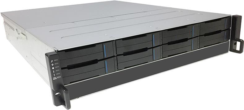 Купить Infortrend EonStor GSe Pro 3008 NAS Rack (2U) Eingebauter Ethernet-Anschluss Schwarz - Grau (GSEP300800RPC-8B32) в магазине wardena.ru
