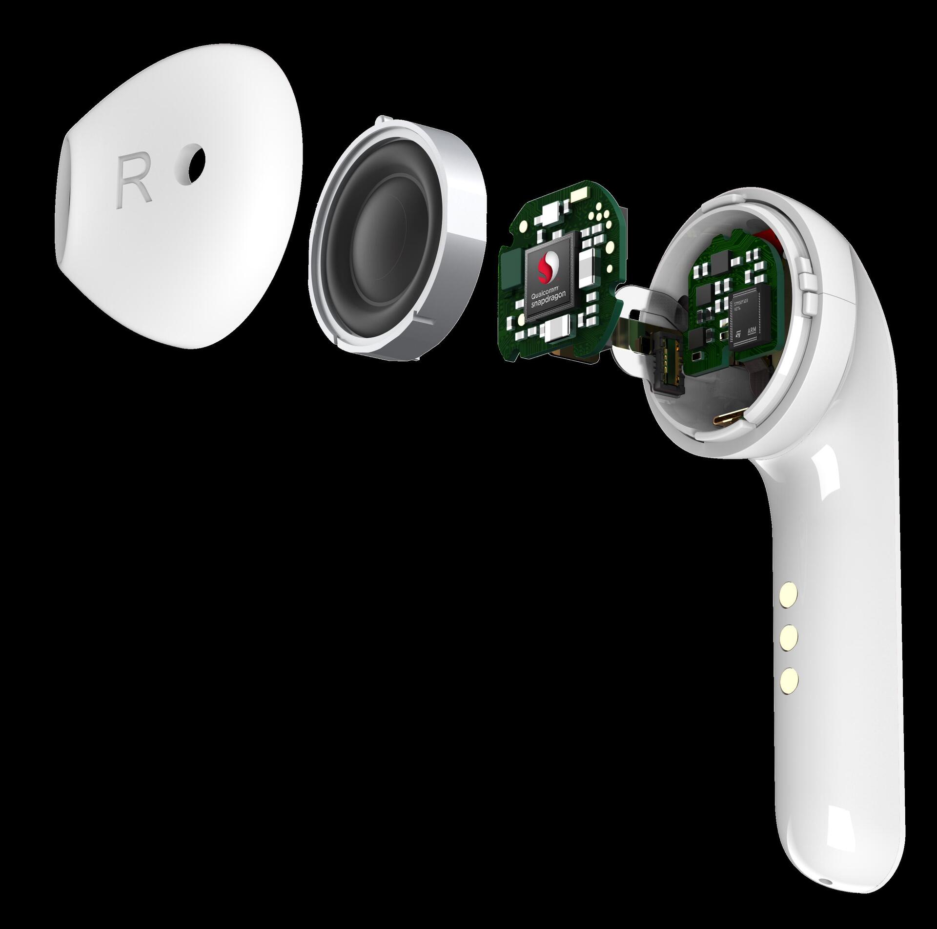 Купить Mobvoi TicPods 2 Pro - Kopfhörer - im Ohr - Sport - Weiß - Binaural - Abspielen/Pause - Track < - Ortung > (P1614001200A) в магазине wardena.ru