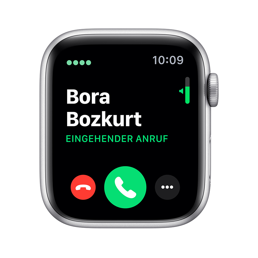 Купить Apple Watch Nike Series 5 (GPS + Cellular) - 40 mm - Aluminium, Silber - intelligente Uhr mit Nike Sportband - Flouroelastomer - pures Platin/schwarz - Bandgröße 130-200 mm - S/M/L - 32 GB - Wi-Fi, Bluetooth - 4G - 30.8 (MX3C2FD/A) в магазине wardena.ru