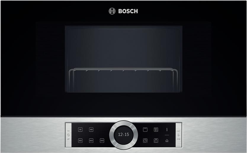 Купить Bosch Serie | 8 BFL634GB1 - Mikrowelle - eingebaut - 21 Liter - 900 W - Volcanic Black (BFL 634GB1) в магазине wardena.ru